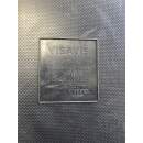 Freischwinger Visavis Softback von Vitra stapelbar schwarz chrom