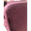Assmann Syneo Lounge Bench Sitzgruppe schwarz lila melliert