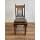 Stuhl Landhausstil Holz mit Sitzkissen rustikal